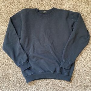 John Galt Black Crew Neck Sweater